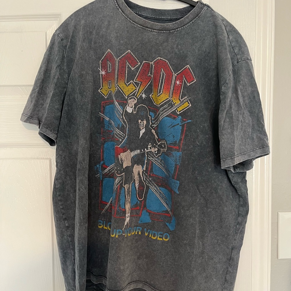 AC/DC Graphic T-Shirt - Black and Red